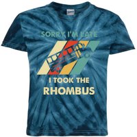 I Took The Rhombus Funny Math Nerd Kids Tie-Dye T-Shirt