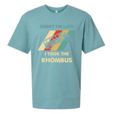 I Took The Rhombus Funny Math Nerd Sueded Cloud Jersey T-Shirt