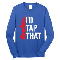 ID Tap That Fire Hydrant Funny Firefighter Adult Humor Gift Long Sleeve Shirt