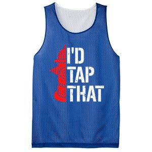 ID Tap That Fire Hydrant Funny Firefighter Adult Humor Gift Mesh Reversible Basketball Jersey Tank