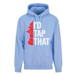 ID Tap That Fire Hydrant Funny Firefighter Adult Humor Gift Unisex Surf Hoodie