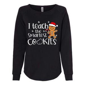 I Teach The Smartest Cookies Christmas Gingerbread Santa Hat  Womens California Wash Sweatshirt