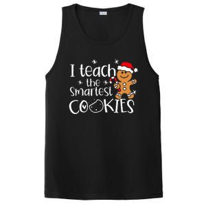 I Teach The Smartest Cookies Christmas Gingerbread Santa Hat  PosiCharge Competitor Tank