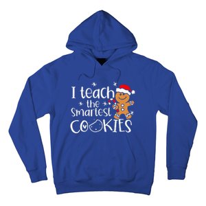 I Teach The Smartest Cookies Christmas Gingerbread Santa Hat  Hoodie