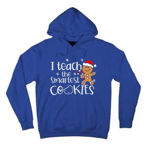 I Teach The Smartest Cookies Christmas Gingerbread Santa Hat  Tall Hoodie