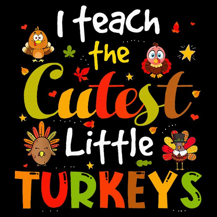I Teach The Cutest Little Turkeys Pre K Teacher Thanksgiving Wool Snapback Cap