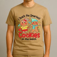 I Teach The Smartest Cookies In The Batch Christmas Teacher T-Shirt