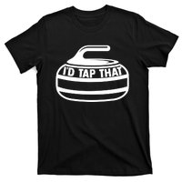 ID Tap That Curling Stone Ice Curling Curler Curling Game Great Gift T-Shirt