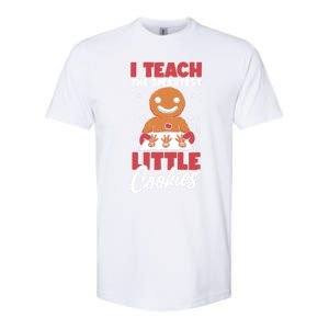 I Teach The Smartest Cookies Gingerbread Funny Teacher Xmas Great Gift Softstyle CVC T-Shirt