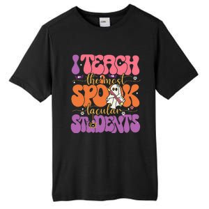 I Teach The Most Spooktacular Students Halloween Teacher Tall Fusion ChromaSoft Performance T-Shirt