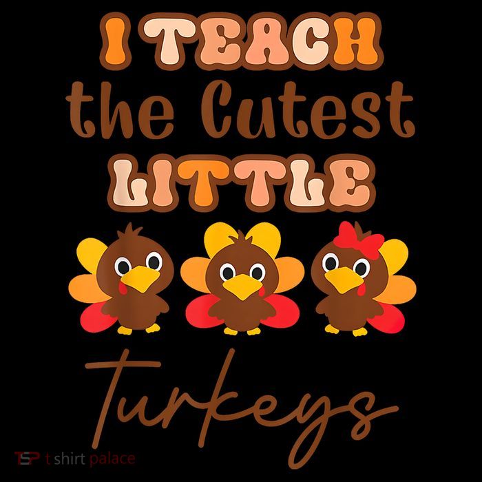 I Teach The Cutest Little Turkeys Teacher Thanksgiving 16 in Basic Backpack