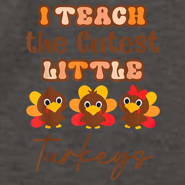 I Teach The Cutest Little Turkeys Teacher Thanksgiving Vector Backpack