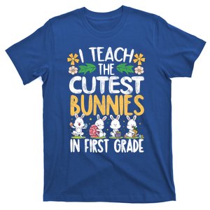 I Teach The Cutest Bunnies In 1St Grade Easter Teacher Life Gift T-Shirt