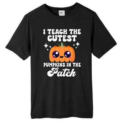 I Teach The Cutest Pumpkins In The Patch Teacher Gift Tall Fusion ChromaSoft Performance T-Shirt