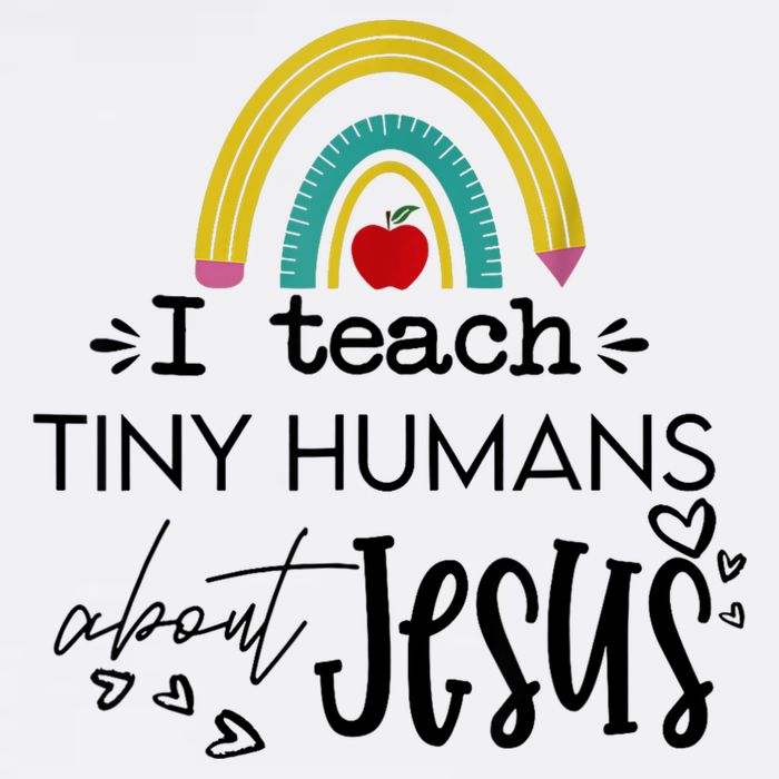 I Teach Tiny Humans About Jesus Sunday School Teacher Bucket Hat