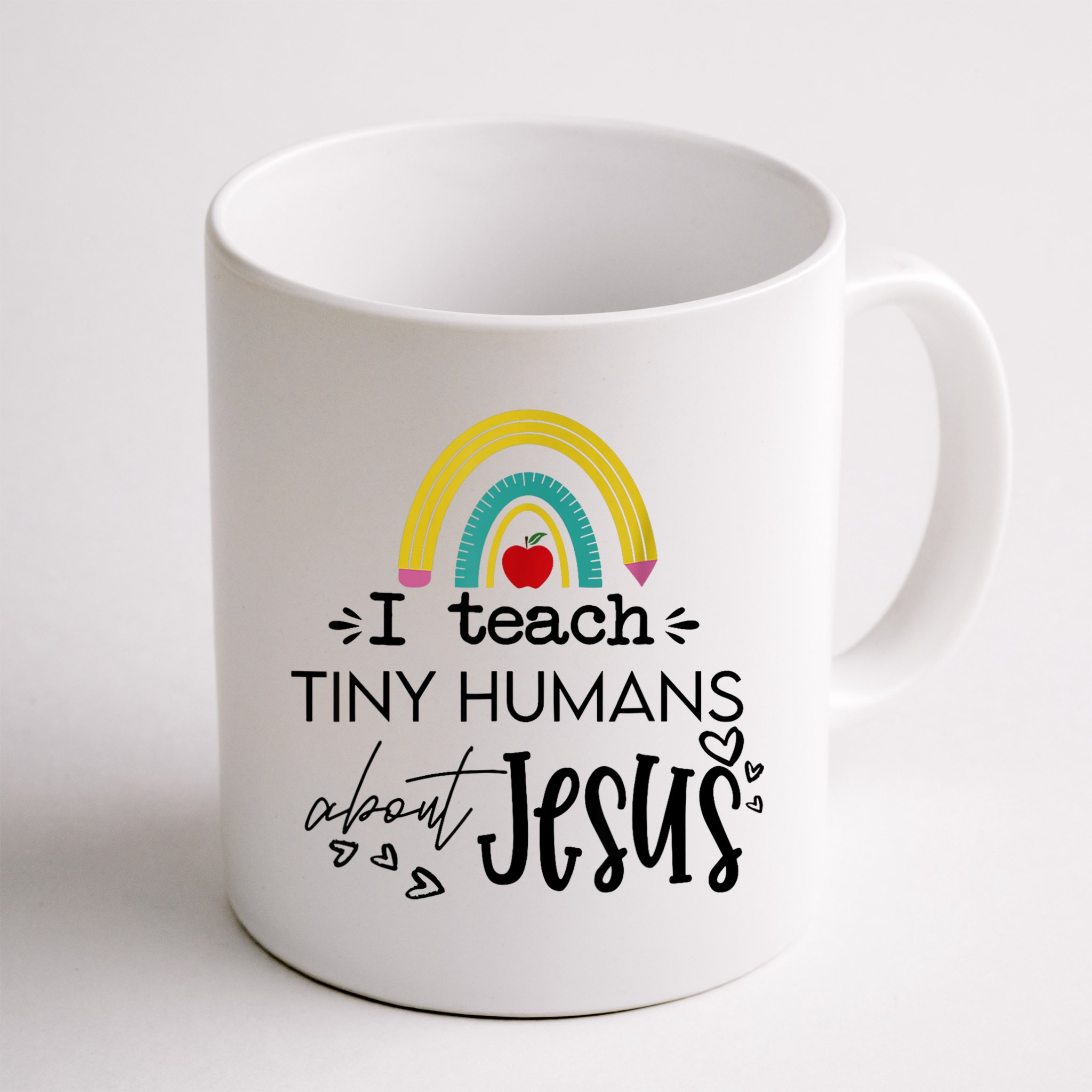 I Teach Tiny Humans About Jesus Sunday School Teacher Mug