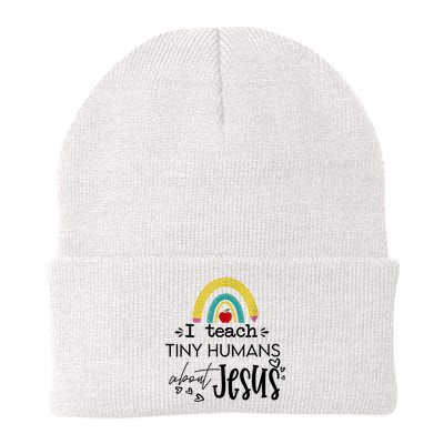 I Teach Tiny Humans About Jesus Sunday School Teacher Beanie