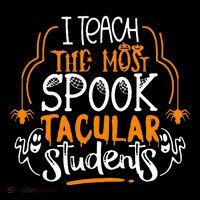 I Teach The Most Spooktacular Students Halloween Teacher 7-Panel Snapback Hat