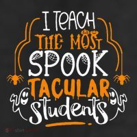 I Teach The Most Spooktacular Students Halloween Teacher Golf Towel