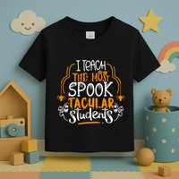 I Teach The Most Spooktacular Students Halloween Teacher Toddler T-Shirt
