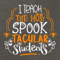I Teach The Most Spooktacular Students Halloween Teacher Cotton Canvas Backpack