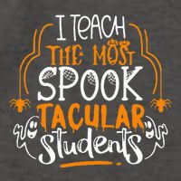 I Teach The Most Spooktacular Students Halloween Teacher Vector Backpack
