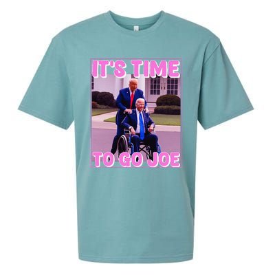 ItS Time To Go Joe Funny Donald Trump 2024 Sueded Cloud Jersey T-Shirt