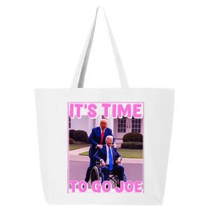 ItS Time To Go Joe Funny Donald Trump 2024 25L Jumbo Tote