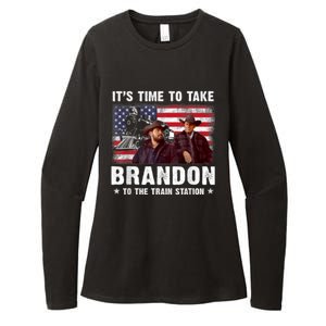 Its Time To Take Brandon To The Train Station Womens CVC Long Sleeve Shirt