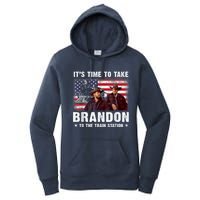 Its Time To Take Brandon To The Train Station Women's Pullover Hoodie