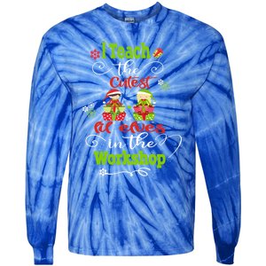 I Teach The Cutest In The Workshops Gift Tie-Dye Long Sleeve Shirt