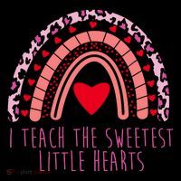 I Teach The Sweetest Little Hearts 16 in Basic Backpack