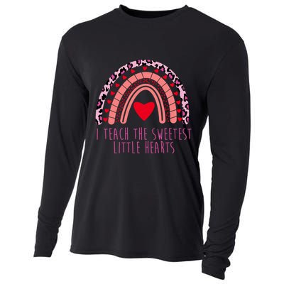 I Teach The Sweetest Little Hearts Cooling Performance Long Sleeve Crew