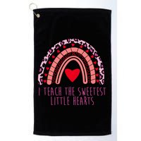I Teach The Sweetest Little Hearts Golf Towel