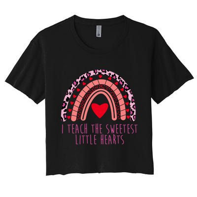 I Teach The Sweetest Little Hearts Crop Top