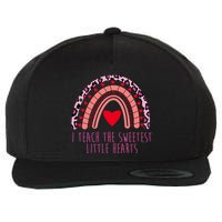 I Teach The Sweetest Little Hearts Wool Snapback Cap