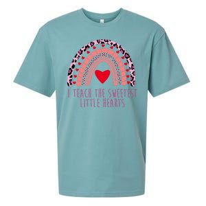 I Teach The Sweetest Little Hearts Sueded Cloud Jersey T-Shirt