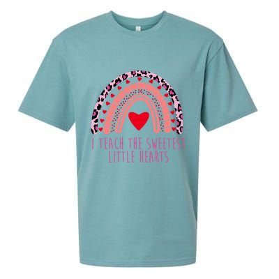 I Teach The Sweetest Little Hearts Sueded Cloud Jersey T-Shirt