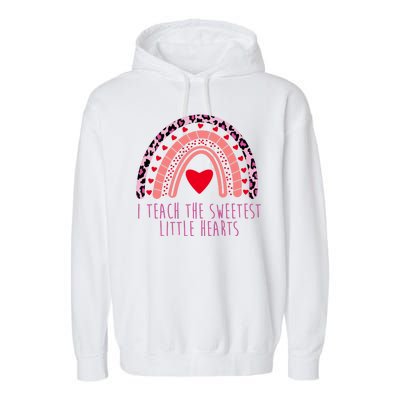 I Teach The Sweetest Little Hearts Garment-Dyed Fleece Hoodie