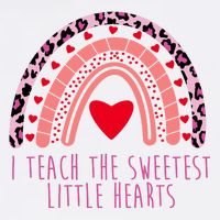 I Teach The Sweetest Little Hearts Garment-Dyed Sweatshirt