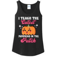 I Teach The Cutest Pumpkins In The Patch Teacher Gift Ladies Essential Tank