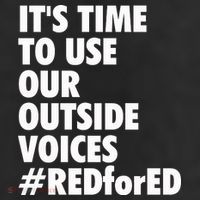 ItS Time To Use Our Outside Voice Red For Ed Cool Comfort Performance Bucket Hat