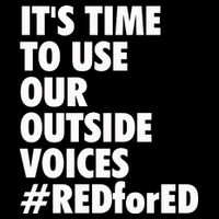 ItS Time To Use Our Outside Voice Red For Ed Backpack