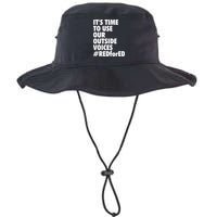 ItS Time To Use Our Outside Voice Red For Ed Bucket Hat