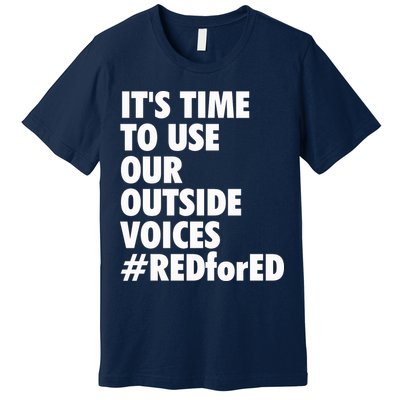 Time To Use Our Outside Voices Teachers Redfored Tshirt Time To Use Our Outside Voices Teachers Redfored Tshirt