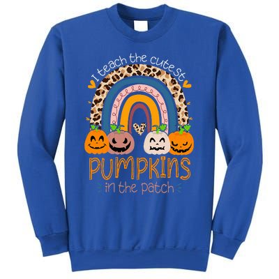 I Teach The Cutest Pumpkins In The Patch Teacher Sweatshirt