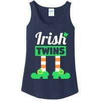 Irish Twins Tee Funny Matching St Patricks Day Twins Ladies Essential Tank