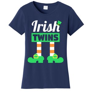 Irish Twins Tee Funny Matching St Patricks Day Twins Women's T-Shirt