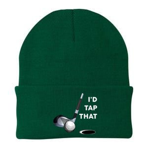 I'd Tap That Funny Golf Ball For Golfing Players Knit Cap Winter Beanie