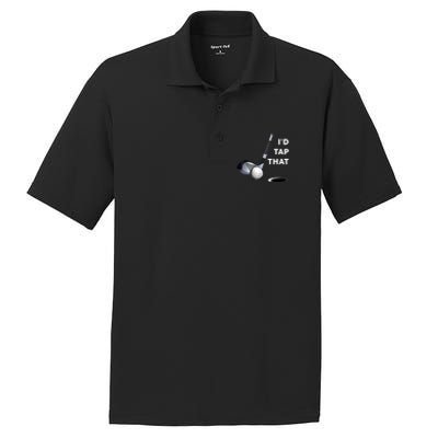 I'd Tap That Funny Golf Ball For Golfing Players PosiCharge RacerMesh Polo